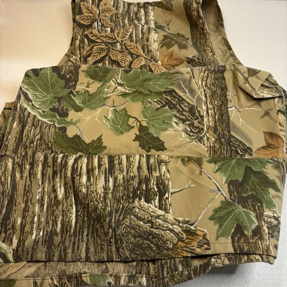VTG Ranger 90s Hunting Vest Size Realtree Camouflage Bird Game Pocket USA Made - Picture 7 of 14